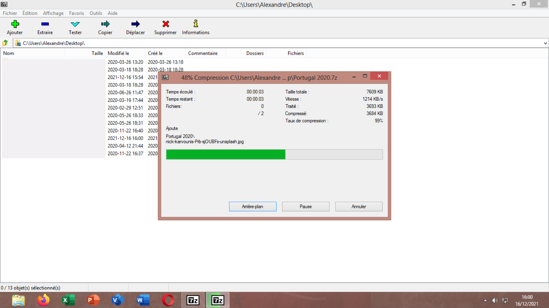 Chiffrement en cours
