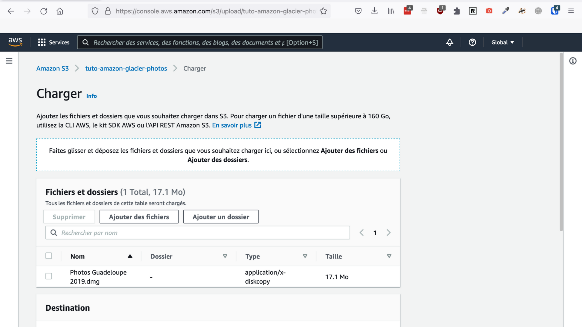 Le document est bien renseigné pour le téléchargement