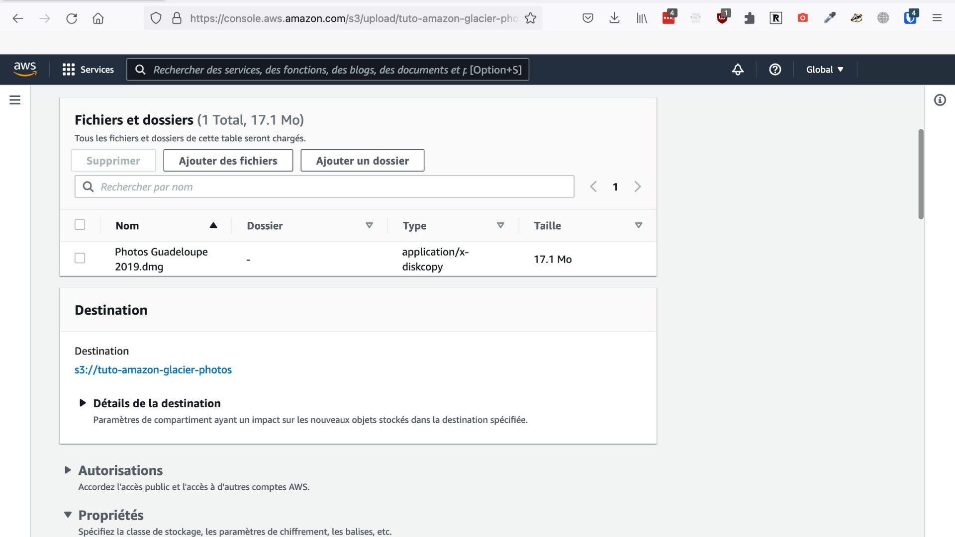 On descend dans la page